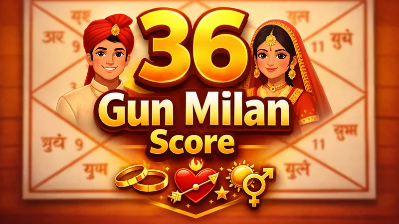 36 gun milan score explanation for kundli matching