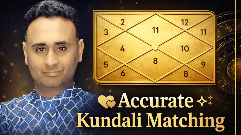 Accurate kundali matching for marriage compatibility and deeper chart analysis