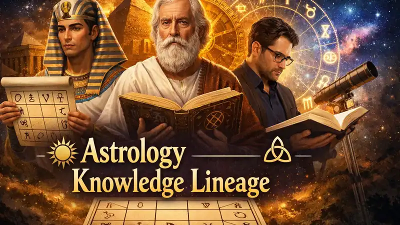 Astrology knowledge lineage in Vedic astrology history