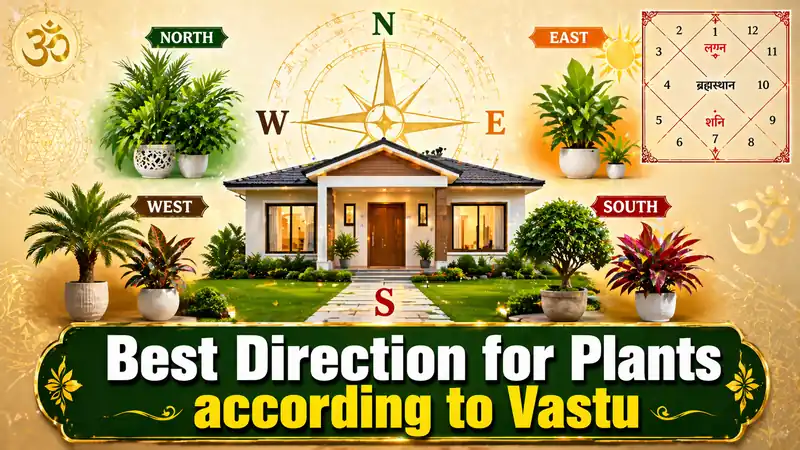 Best direction for plants according to Vastu