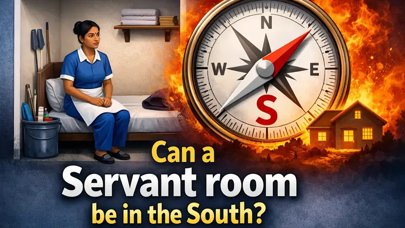 Can a servant room be in the south