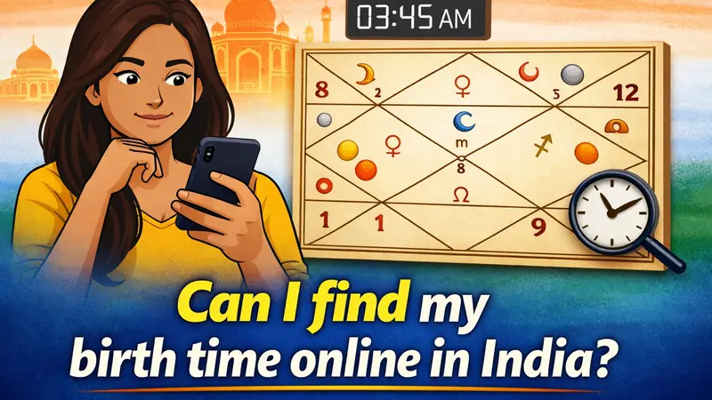 Can I find my birth time online in India