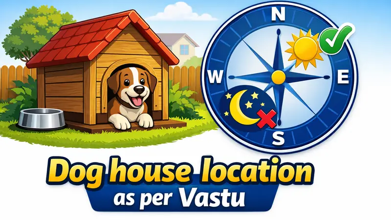 Dog house location as per Vastu