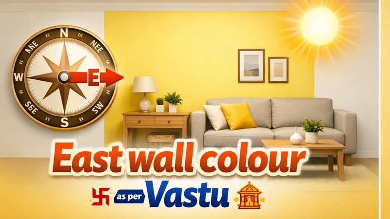 East wall colour as per Vastu for freshness and positive energy