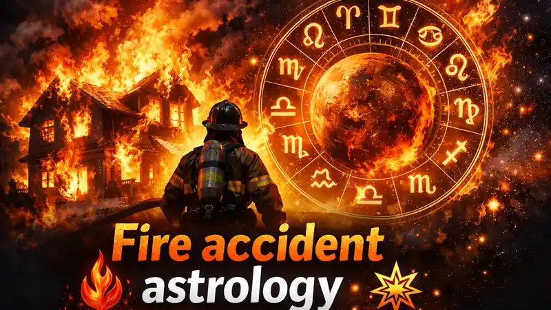 Fire accident astrology and home-related risk patterns in astrology