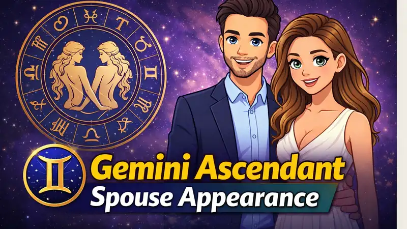 Gemini ascendant spouse appearance in Vedic astrology
