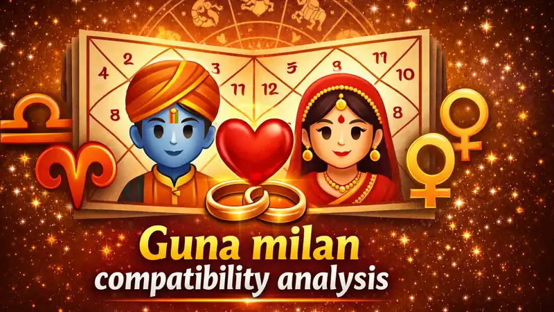 Guna Milan compatibility analysis for marriage matching