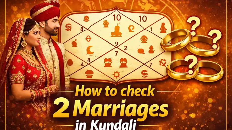 How to check 2 marriages in kundali through deeper horoscope analysis