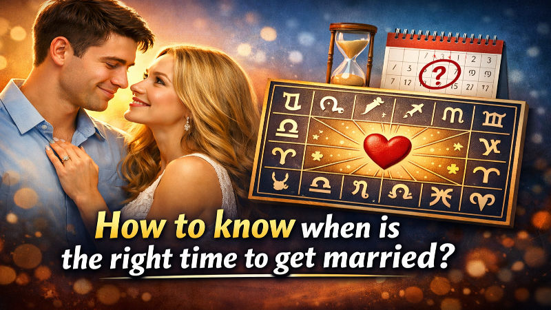 How to know when the right time to get married is