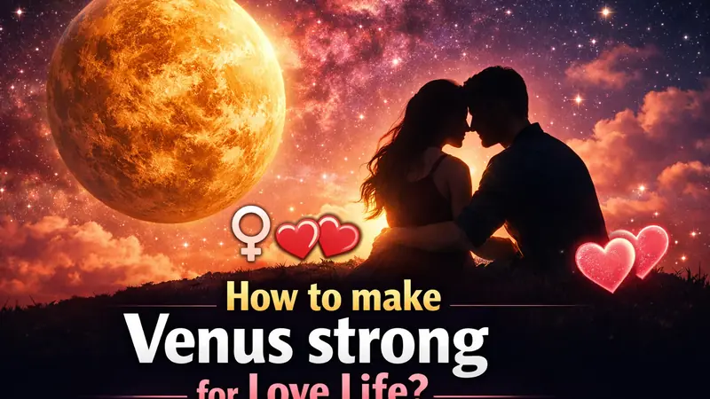 How to make Venus strong for love life