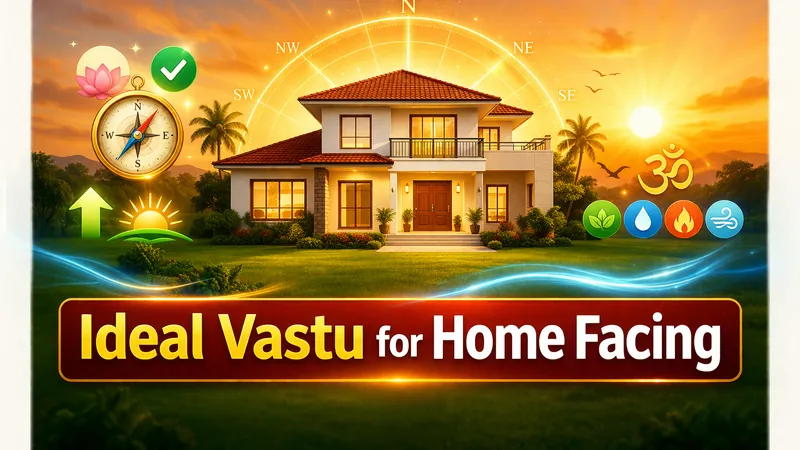 Ideal vastu for home facing