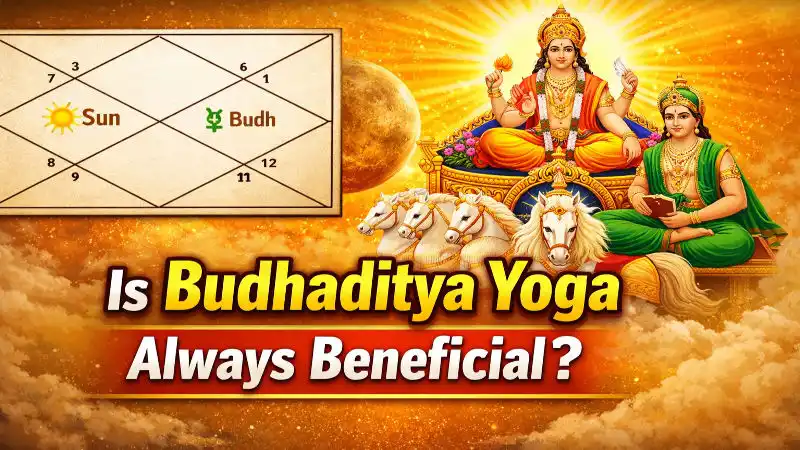 Is Budhaditya Yoga always beneficial in every house