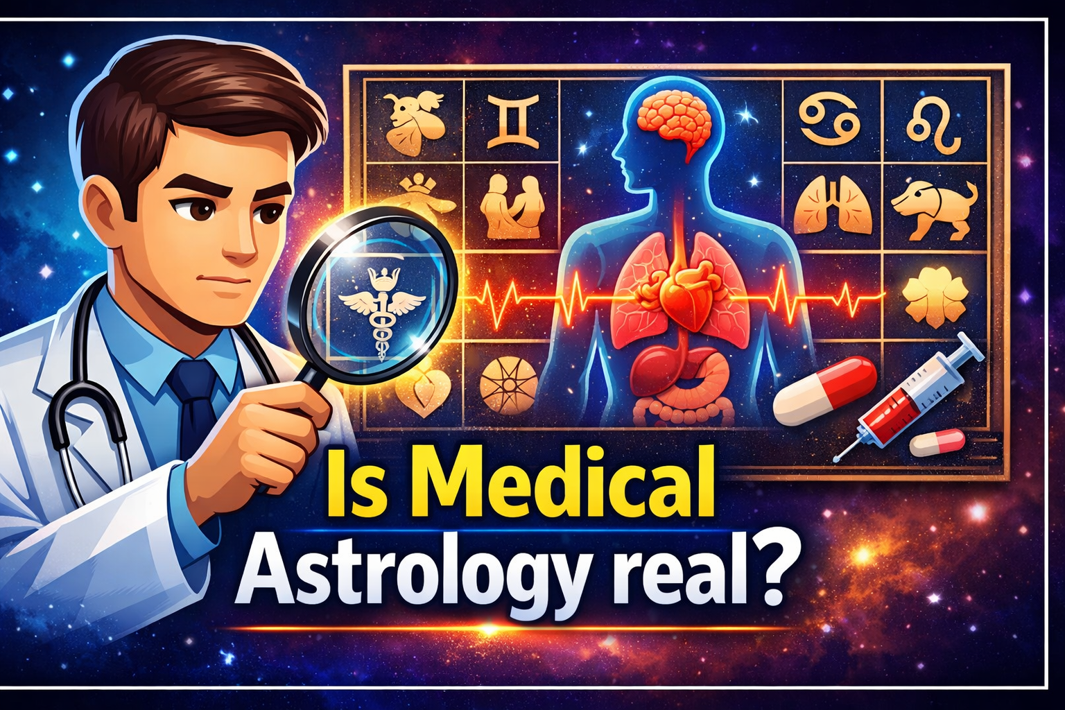 Is medical astrology real and how medical astrology is understood in relation to health patterns in a birth chart