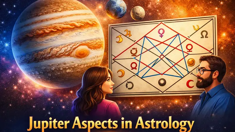 Jupiter aspects in astrology