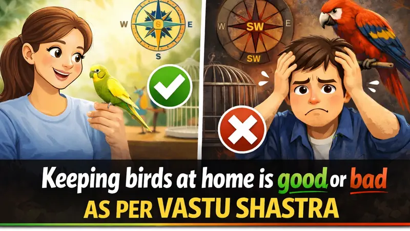 Keeping birds at home is good or bad
