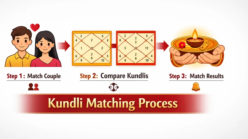 Kundli matching process for marriage compatibility analysis