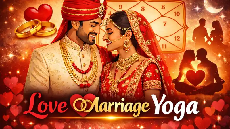 Love Marriage Yoga in Astrology