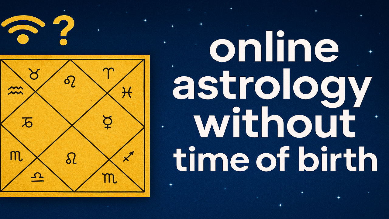 Online astrology without time of birth consultation screenshot