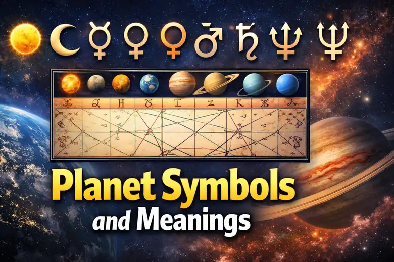 Symbols of planets and their meanings