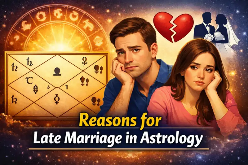 Houses that matter for marriage timing in Vedic astrology