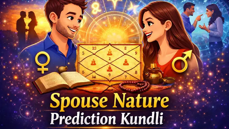 Spouse nature prediction kundli in Vedic astrology