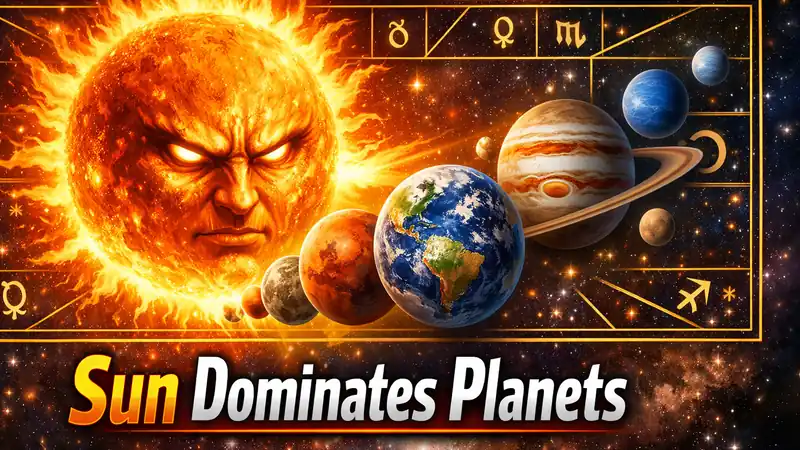 How the Sun dominates planets in close conjunctions