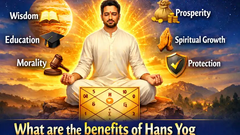 What are the benefits of Hansa Yoga in astrology