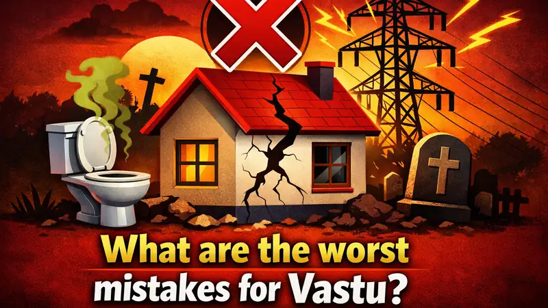 What are the worst mistakes for Vastu?