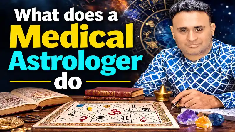 Depiction of what a medical astrologer does