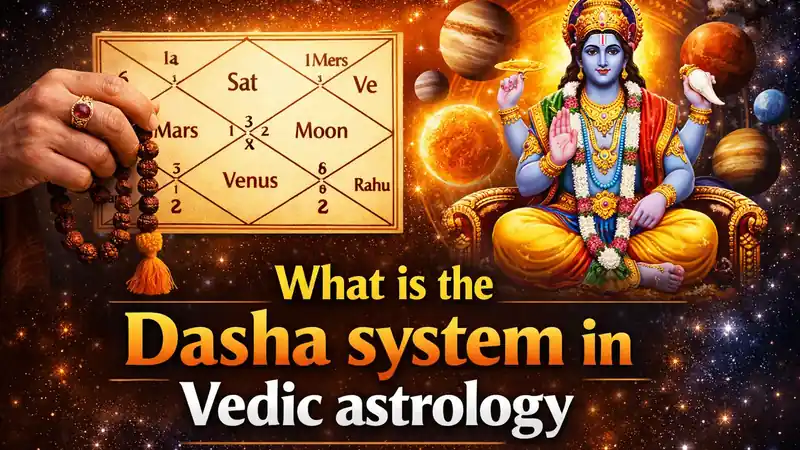 What is the Dasha system in Vedic astrology