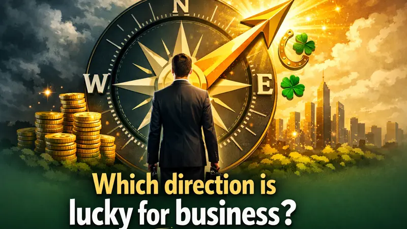 Which direction is lucky for business?