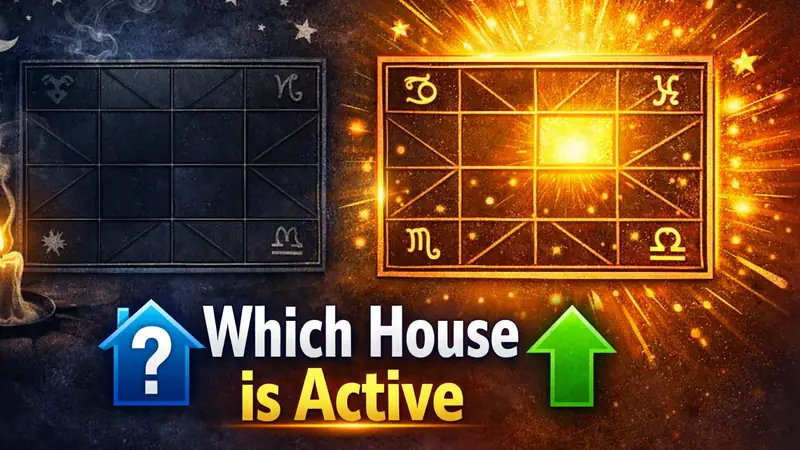 Understanding which house is active in a birth chart