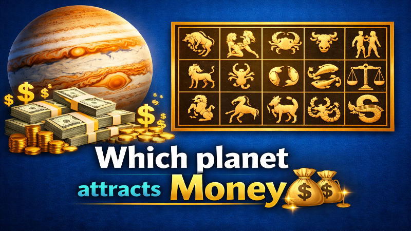 Which planet attracts money in astrology