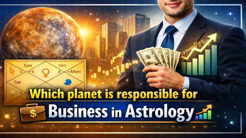 Which planet is responsible for business in astrology